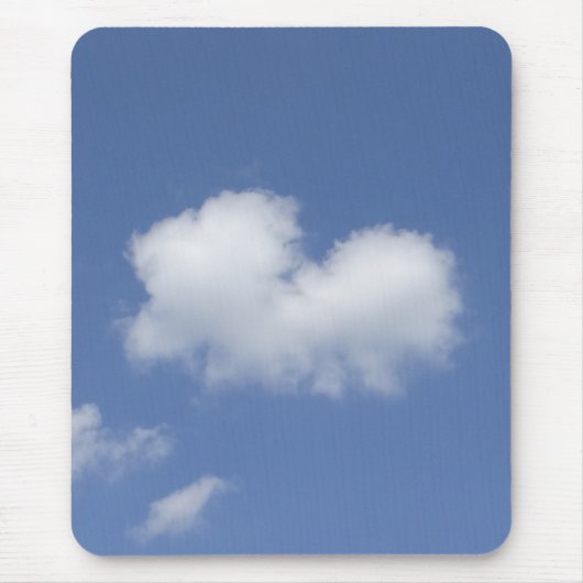 Tapis De Souris Cœur de nuage (Devant)