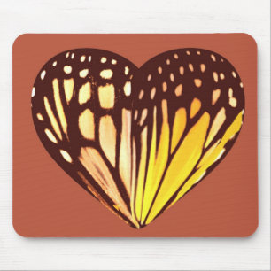 Tapis De Souris Coeur de papillon