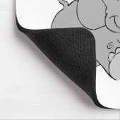 Tapis De Souris Coeur d'éléphant de Noël (Coin)