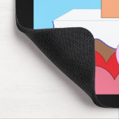 Tapis De Souris Coeur Donner un discours sur l'amour : (Coin)