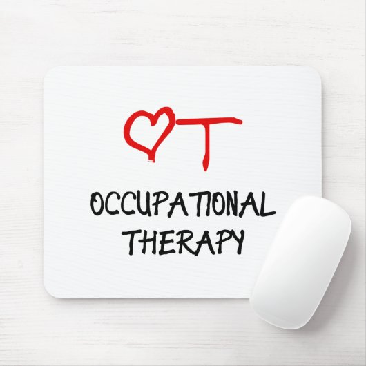 Tapis De Souris Coeur d'OT (Avec souris)