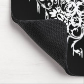 Tapis De Souris Coeur gothique fleuri (Coin)