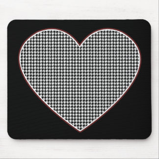 Tapis De Souris Cœur Houndstooth (Tuscaloosa, Alabama)