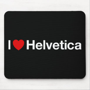 Tapis De Souris Coeur I helvetica