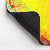 tapis de souris cœur jaune (Coin)