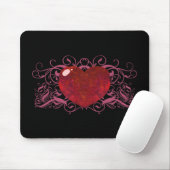 Tapis De Souris Coeur Opal Fire (Avec souris)