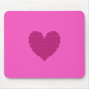 Tapis De Souris Cœur pixélisé