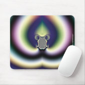 Tapis De Souris Coeur psychédélique (Avec souris)