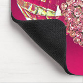 TAPIS DE SOURIS COEUR ROSE (Coin)