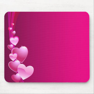 Tapis De Souris coeur rose
