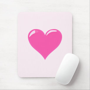 Tapis De Souris Coeur rose - Amour