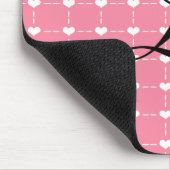 Tapis De Souris Coeur rose Mousepad (Coin)
