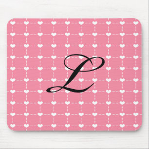 Tapis De Souris Coeur rose Mousepad