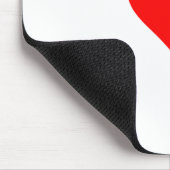 Tapis De Souris Coeur rouge (Coin)