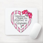Tapis De Souris Coeur Scrapbooker d'ange (Avec souris)