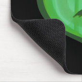 Tapis De Souris Coeur vert avec la flèche (Coin)