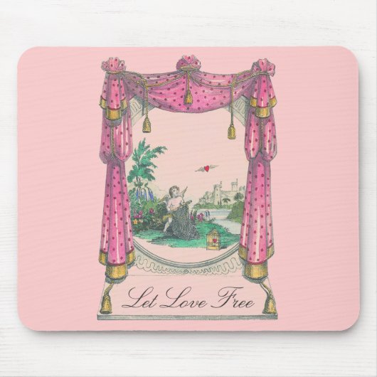 Tapis De Souris Coeur volant ~ Mousepad (Devant)