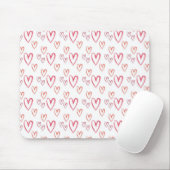 Tapis De Souris Coeurs (Avec souris)