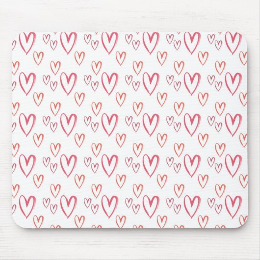 Tapis De Souris Coeurs (Devant)