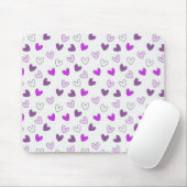 Tapis De Souris Coeurs (Avec souris)
