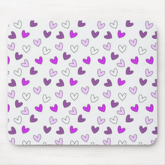 Tapis De Souris Coeurs (Devant)