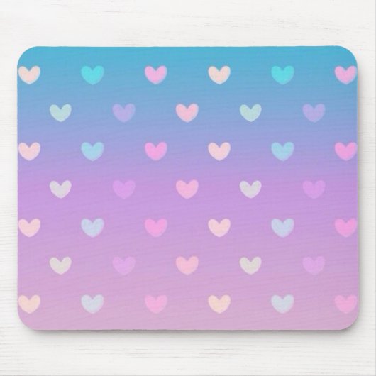 Tapis De Souris Coeurs (Devant)
