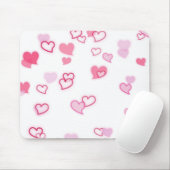 Tapis De Souris Coeurs (Avec souris)