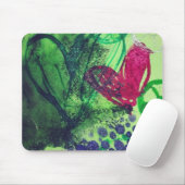 Tapis De Souris Coeurs Abstraits (Avec souris)