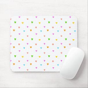 Tapis De Souris Coeurs colorés