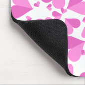 Tapis De Souris Coeurs Confetti rose (Coin)