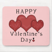 Tapis De Souris Coeurs D7 Mousepad de heureuse Sainte-Valentin (Devant)