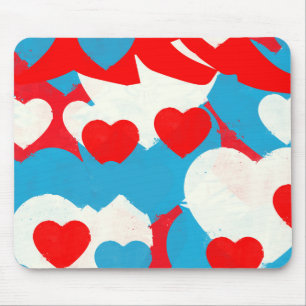 Tapis De Souris Coeurs d'amour