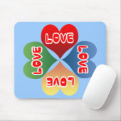 Tapis De Souris Coeurs d'amour (Avec souris)