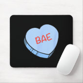 Tapis De Souris Cœurs de conversation de la Saint-Valentin «bae» (Avec souris)