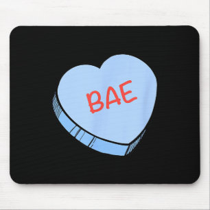 Tapis De Souris Cœurs de conversation de la Saint-Valentin «bae»