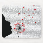 Tapis De Souris Coeurs de Dandelion<br><div class="desc">Inspiration et vacances</div>