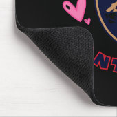 Tapis De Souris Cœurs de la Saint-Valentin des Panthers de la Flor (Coin)