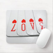 Tapis De Souris Coeurs de l'amour mousepad (Avec souris)