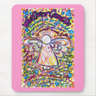 Tapis De Souris Coeurs de printemps Angel Mousepad