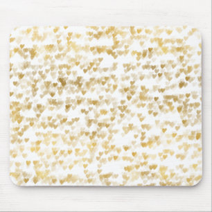 Tapis De Souris Coeurs d'or