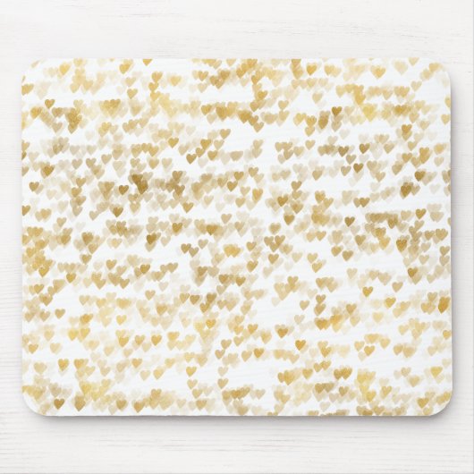 Tapis De Souris Coeurs d'or (Devant)
