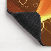 Tapis De Souris Coeurs d'or Mousepad (Coin)