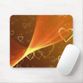 Tapis De Souris Coeurs d'or Mousepad (Avec souris)