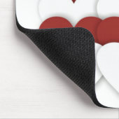 Tapis De Souris Coeurs en cluster (Coin)