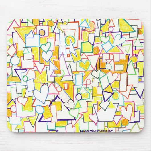 Tapis De Souris Coeurs et ? ~ Mousepad (Devant)