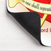 Tapis De Souris Coeurs jointifs par le cadeau de chrétien de Dieu (Coin)