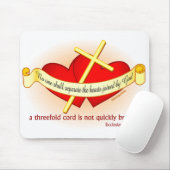 Tapis De Souris Coeurs jointifs par le cadeau de chrétien de Dieu (Avec souris)