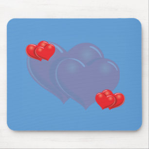 Tapis De Souris Coeurs lourds