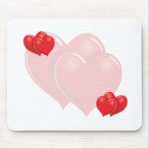 Tapis De Souris Coeurs lourds