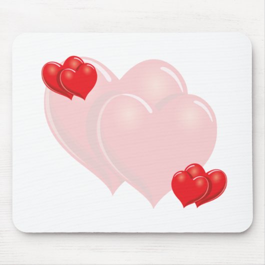 Tapis De Souris Coeurs lourds (Devant)